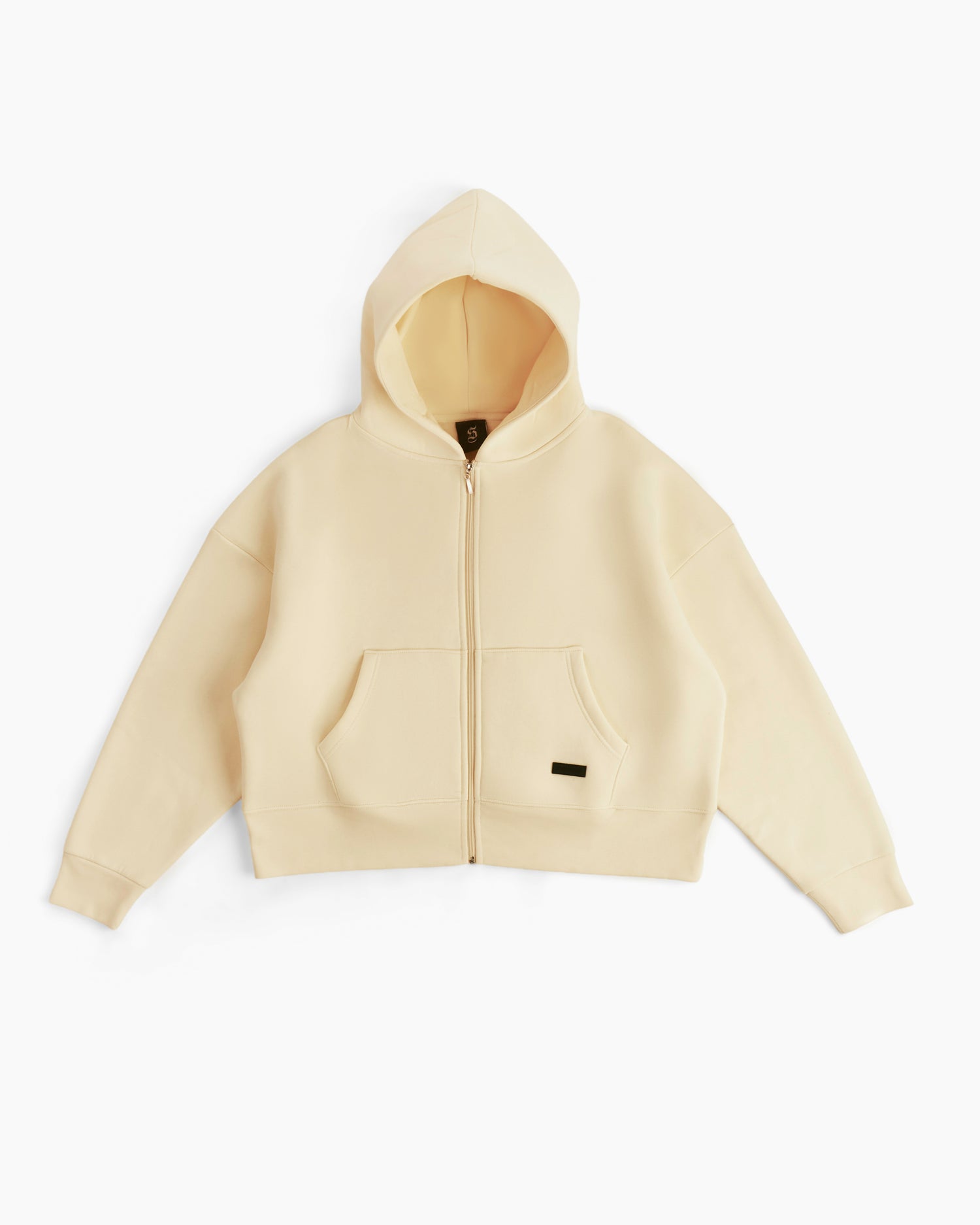 Streetwear Essential Boxy Zip Hoodie
