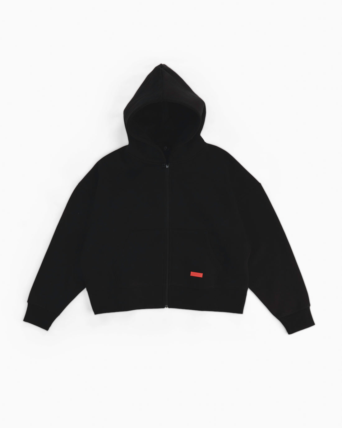 Streetwear Essential Boxy Zip Hoodie