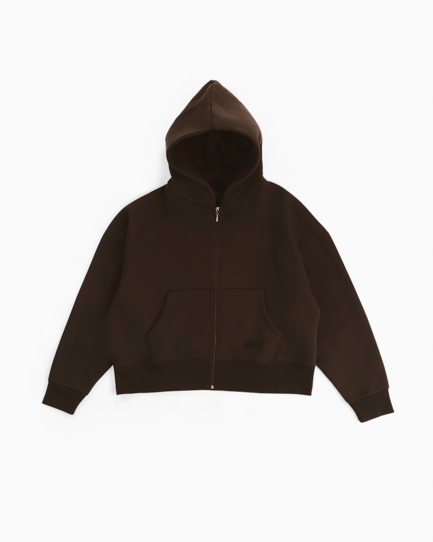 Streetwear Essential Boxy Zip Hoodie