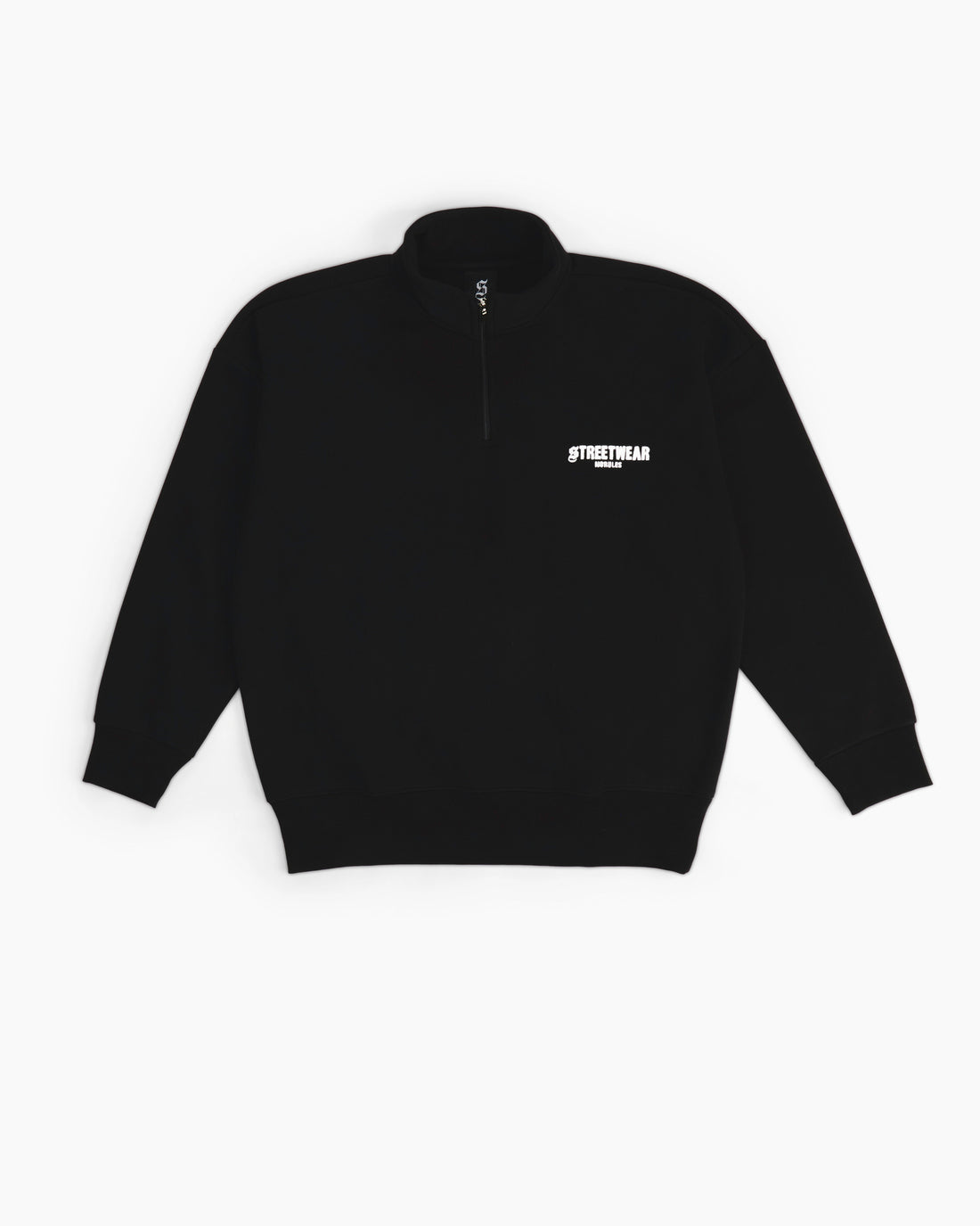 Streetwear Essential Oversized Quarter-Zip