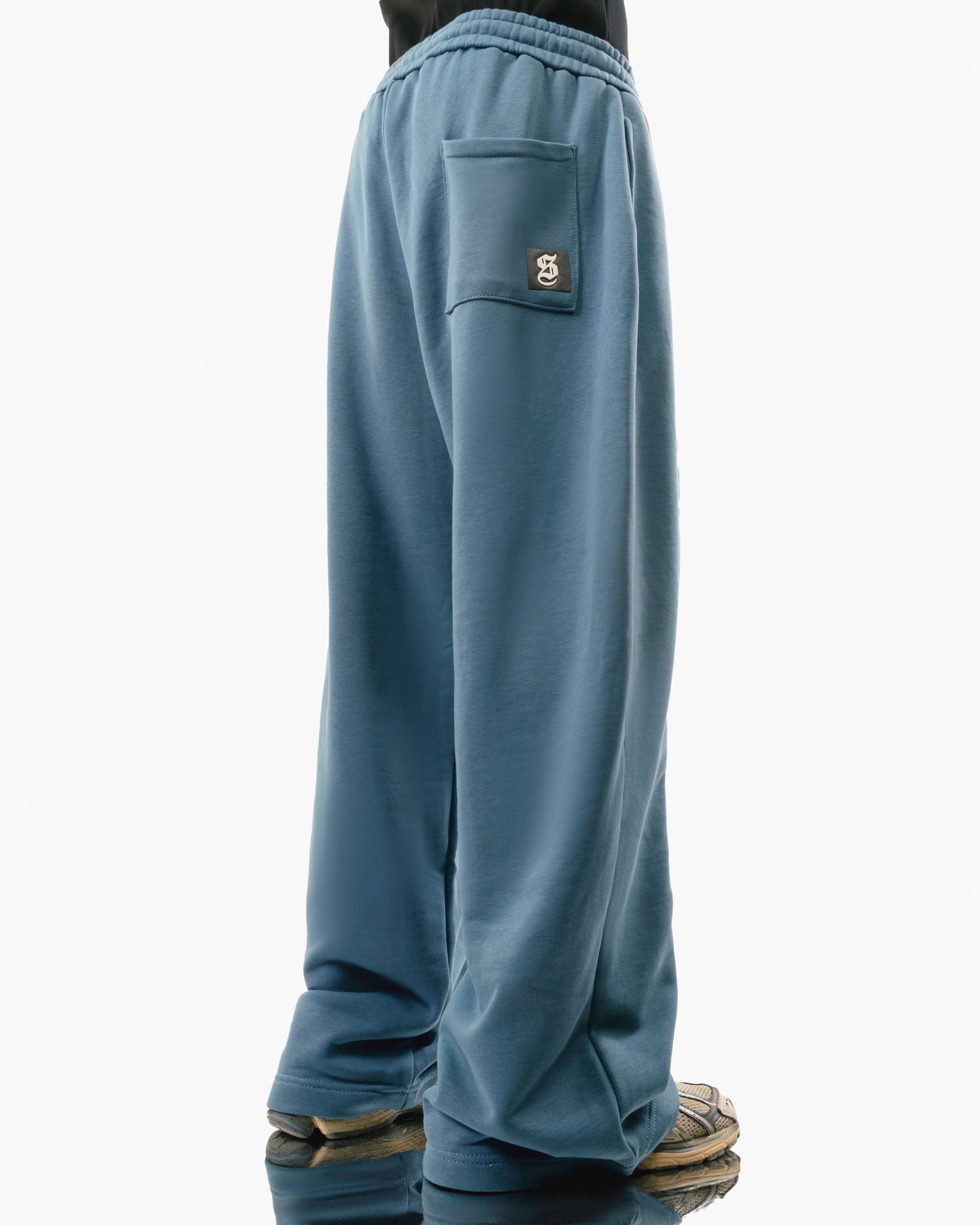 Streets Roam Sweatpant Blue With White Stripe