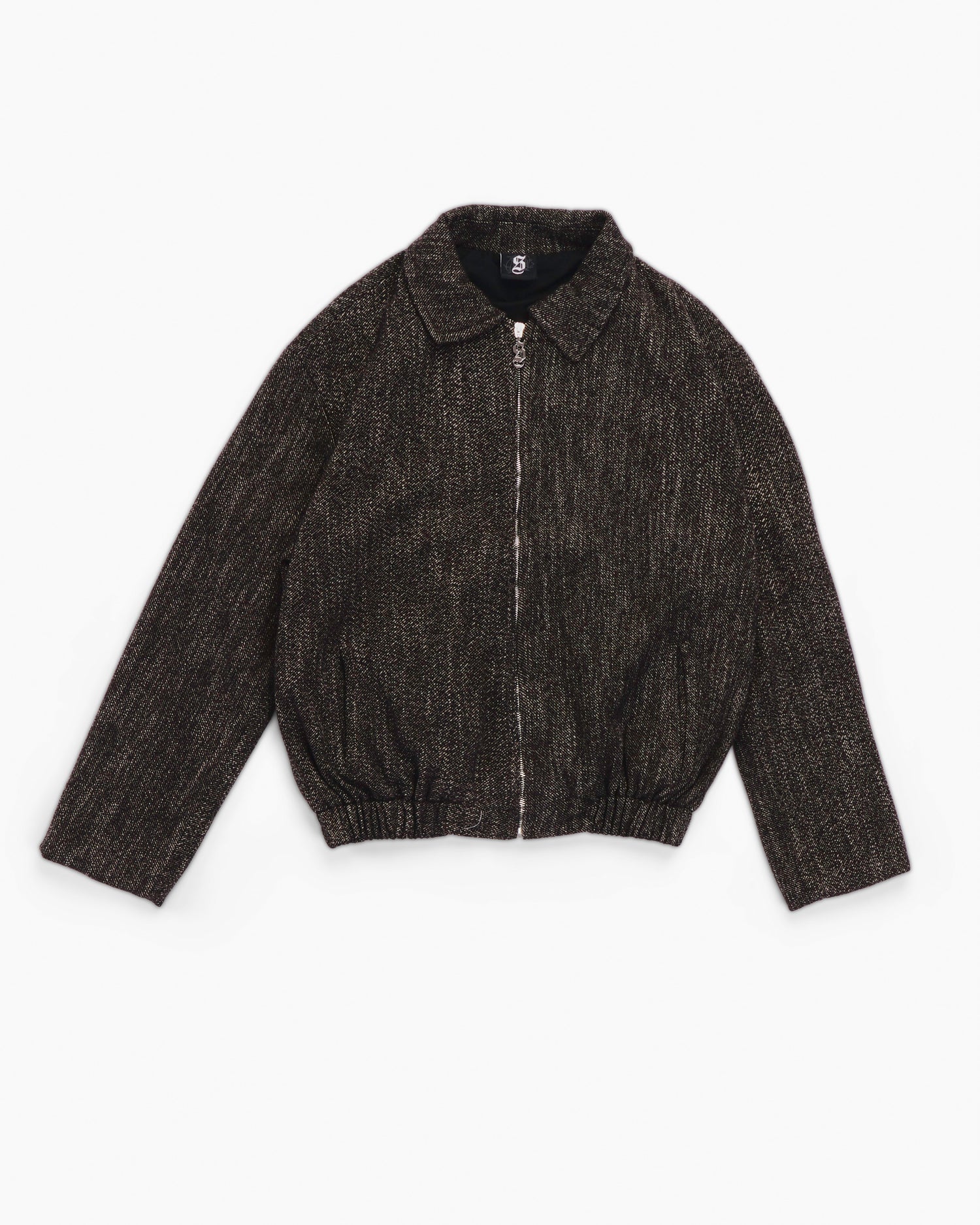 Streetwear Essential Textured Zip Jacket