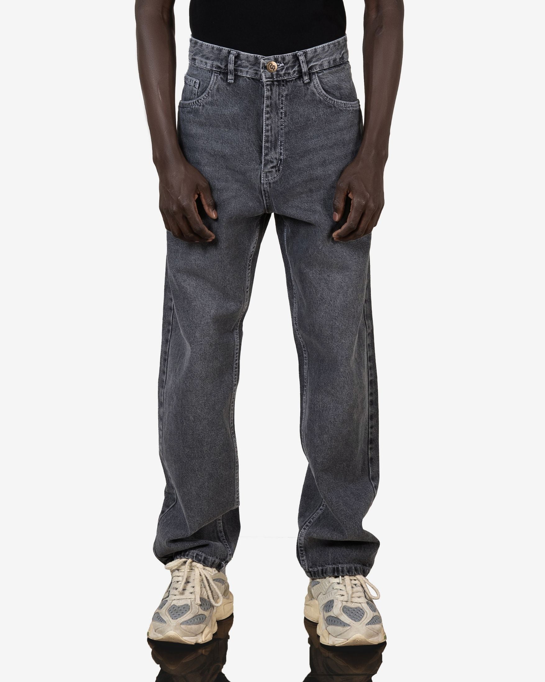 FASHIRU × SOMETHING］baggy fit Jeans(Japan made