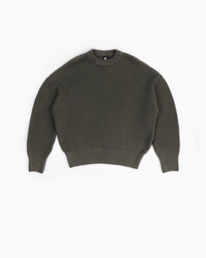 Streetwear Essential Boxy Knit Sweater