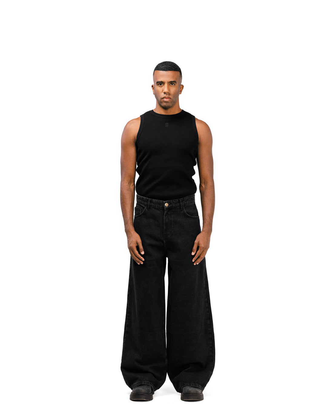 SWTS Black Extreme Baggy Jeans