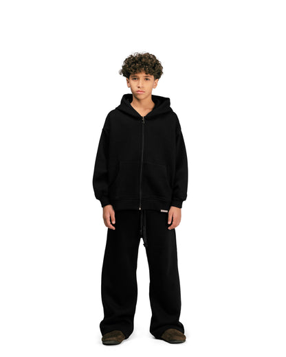 Kids Streetwear Essential V2 Boxy Zip Hoodie