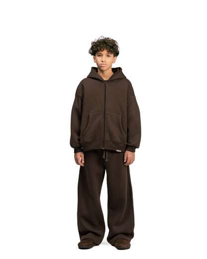 Kids Streetwear Essential V2 Boxy Zip Hoodie