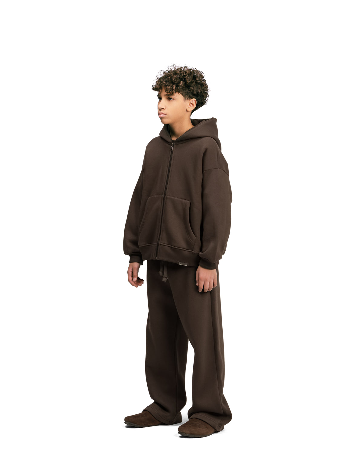 Kids Streetwear Essential V2 Boxy Zip Hoodie