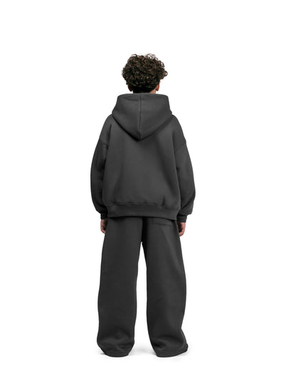 Kids Streetwear Essential V2 Boxy Zip Hoodie