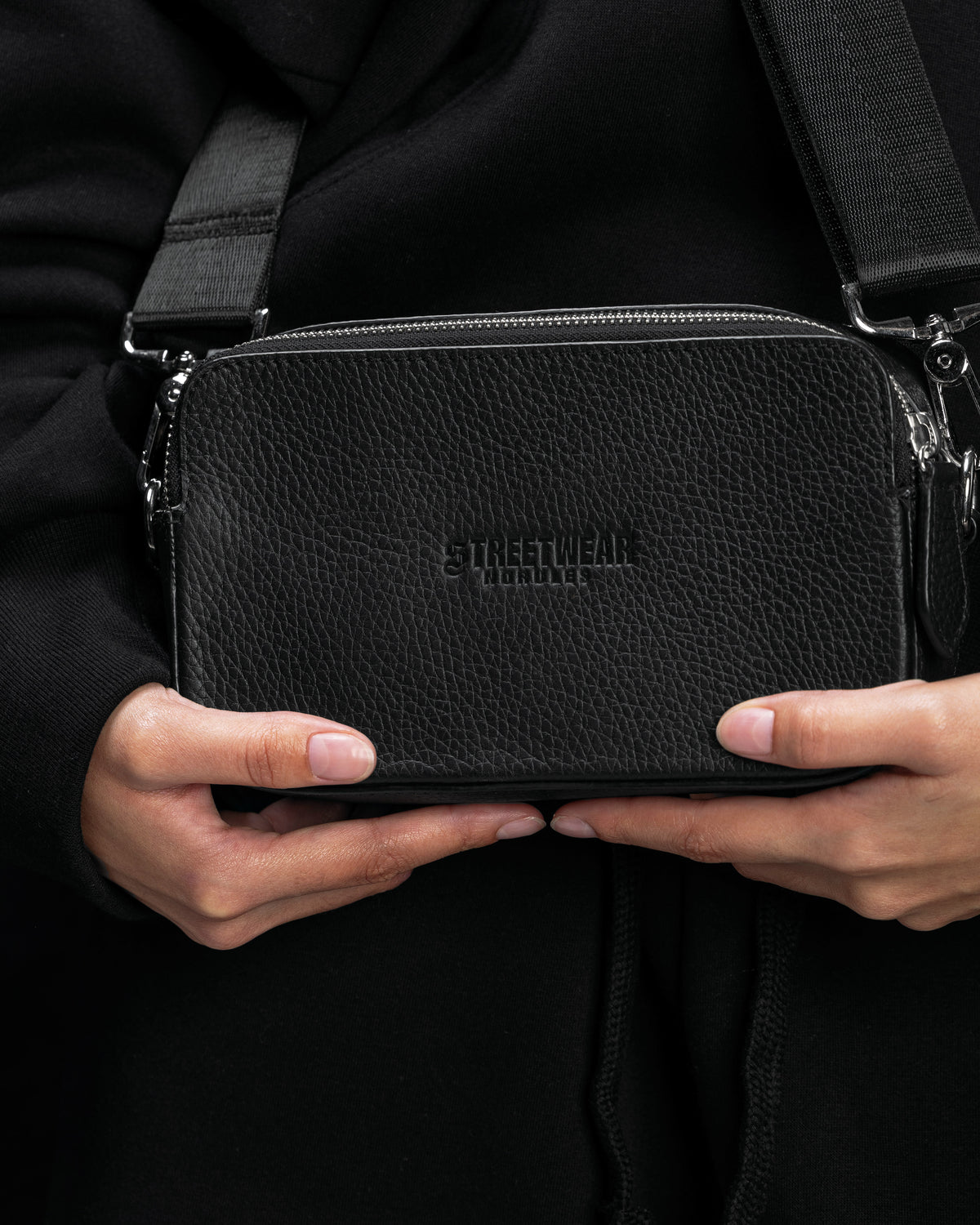 No Rules Leather Pull-Up Bag