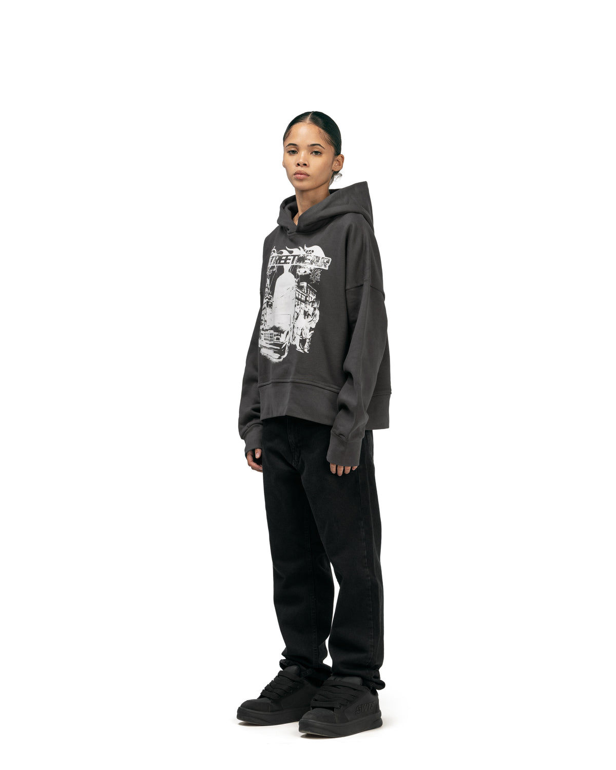 SWTS Street Chaos Boxy Hoodie