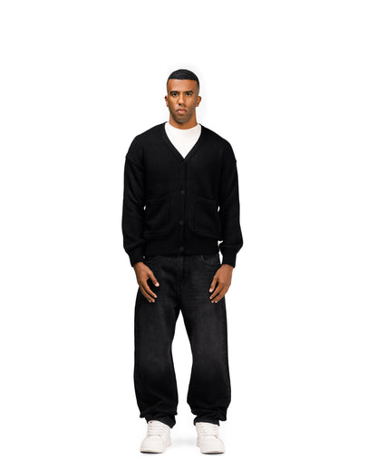 Streetwear Essential Knit Cardigan