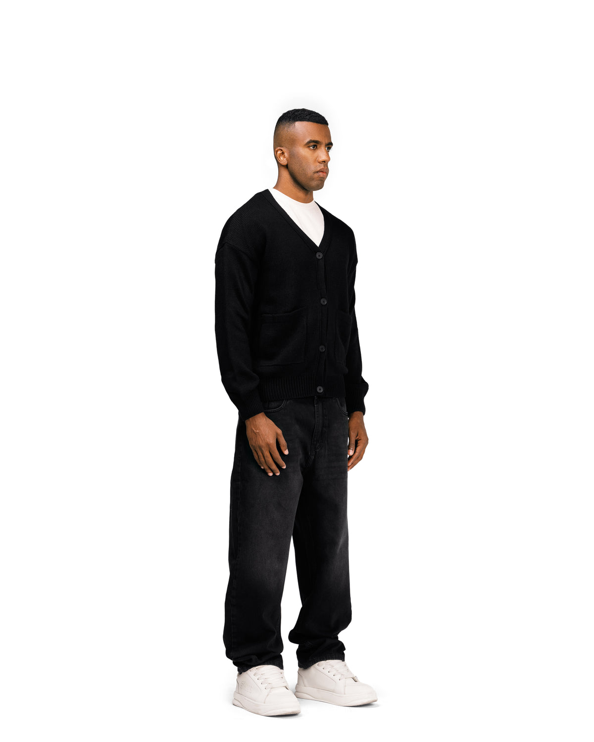 Streetwear Essential Knit Cardigan