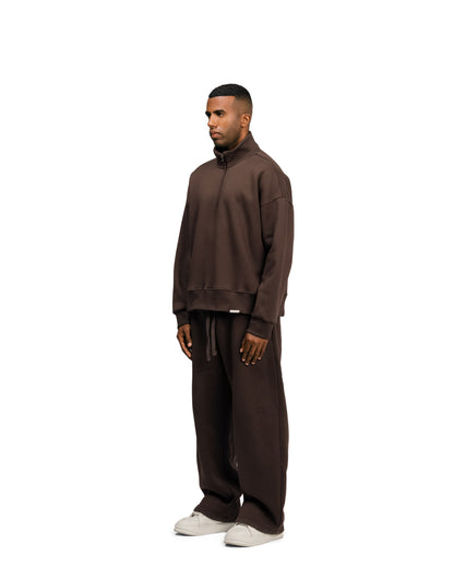 Streetwear Essential V2 Oversized Quarter-Zip Sweatshirt