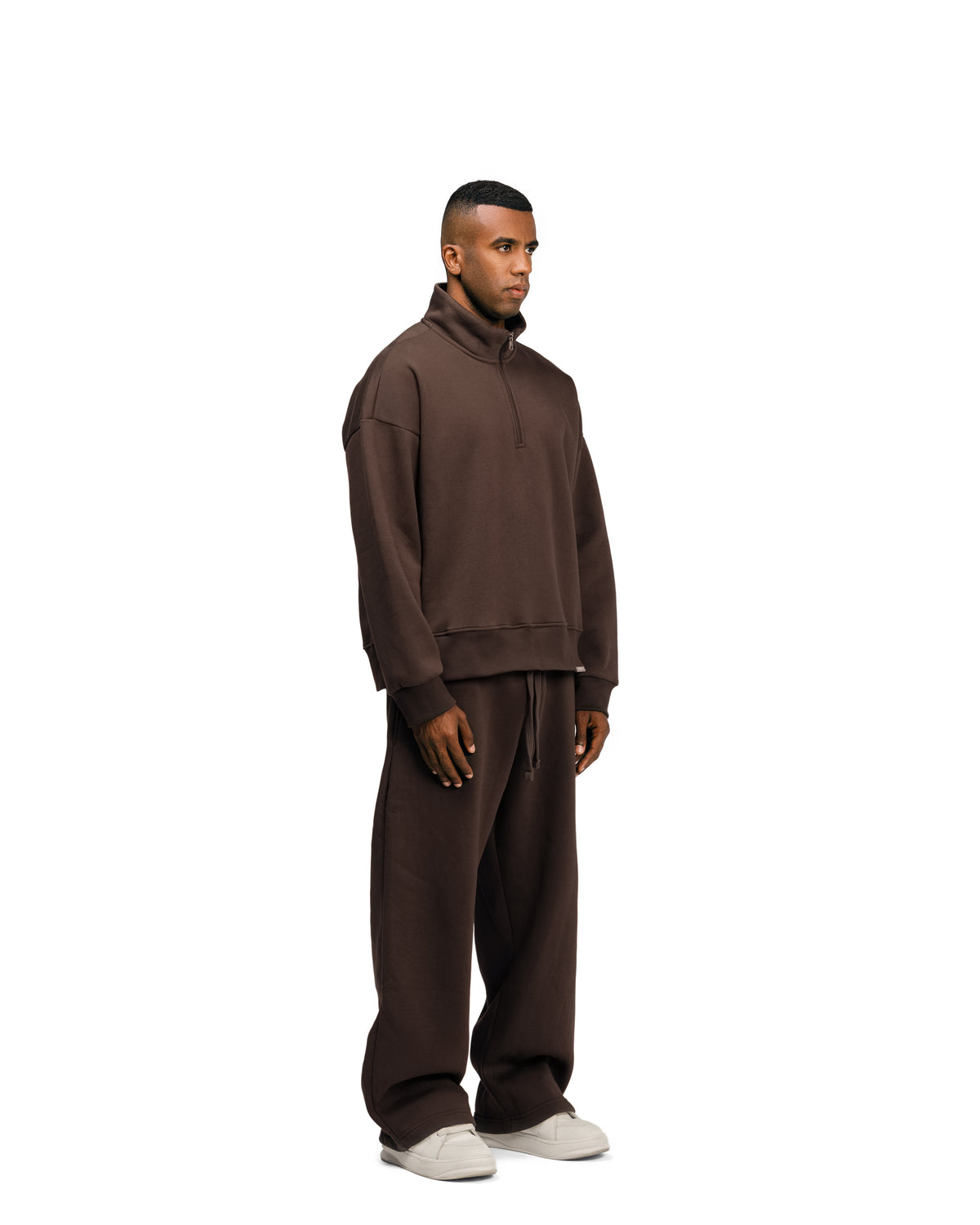Streetwear Essential V2 Oversized Quarter-Zip Sweatshirt