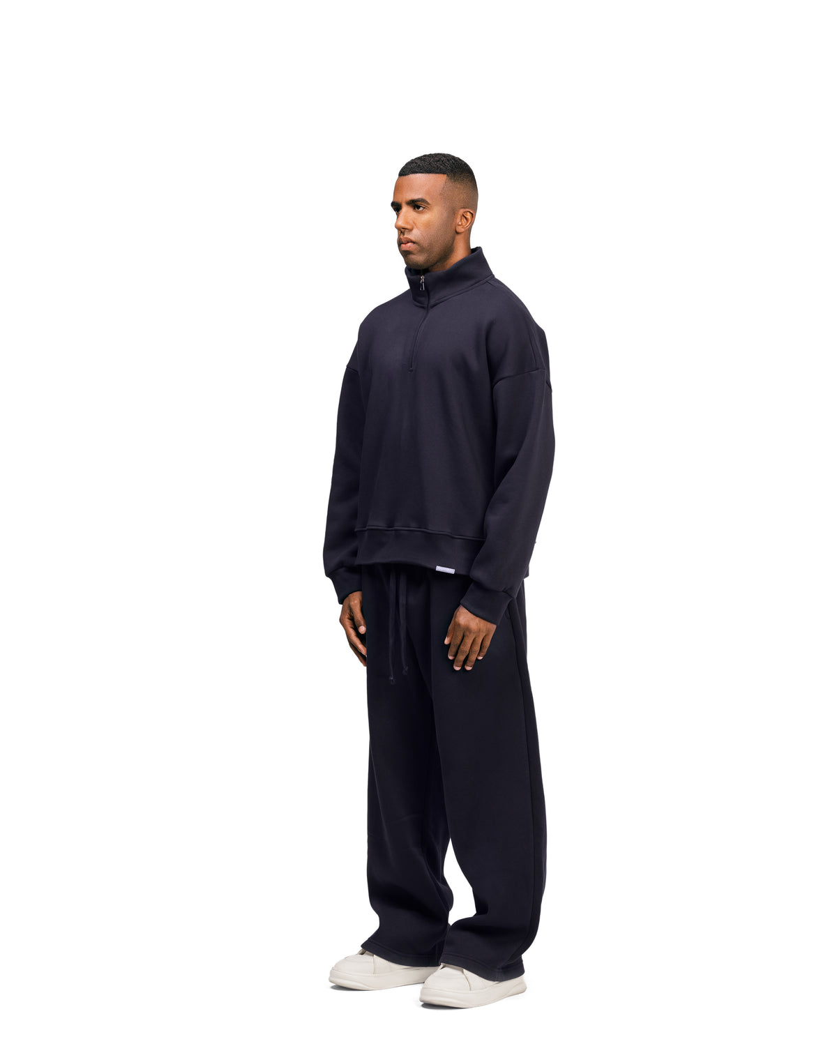 Streetwear Essential V2 Oversized Quarter-Zip Sweatshirt