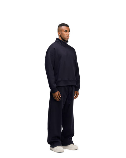 Streetwear Essential V2 Oversized Quarter-Zip Sweatshirt